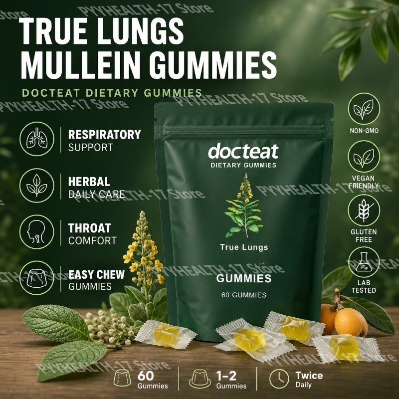 Herbal Wellness Formula - Docteat True Lungs Gomas Herbais para
