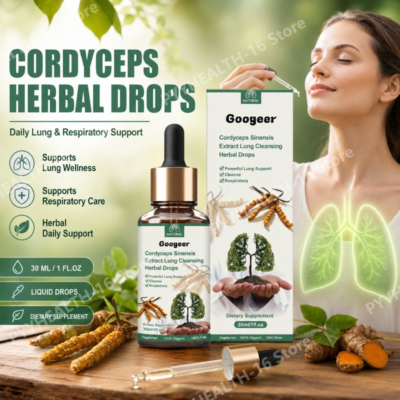 Herbal Wellness Formula - Gotas Herbais de Cordyceps Sinensis com