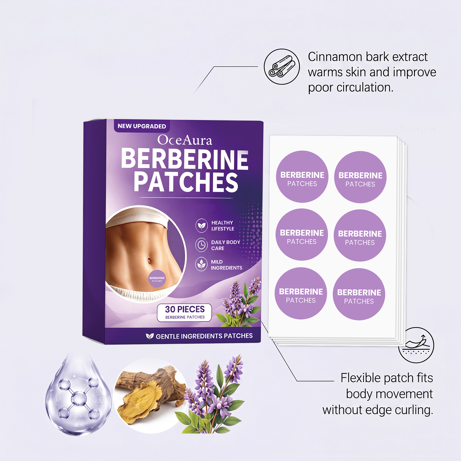 OceAura Adesivos de Cuidado co - Herbal Wellness Formula avaliação e preço