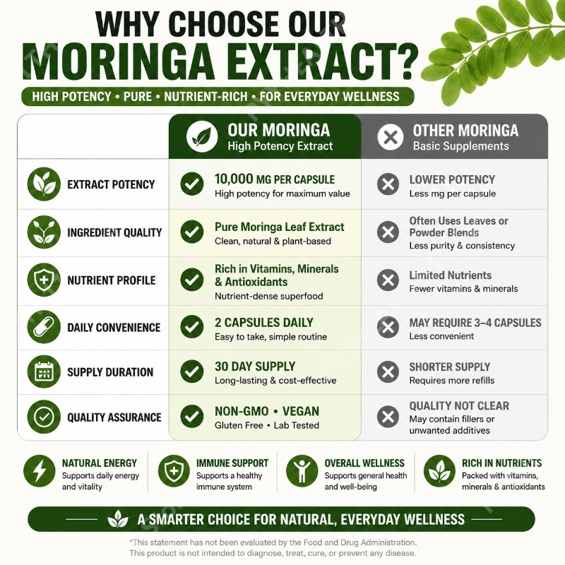 Suplemento Premium de Moringa  - Herbal Wellness Formula avaliação e preço