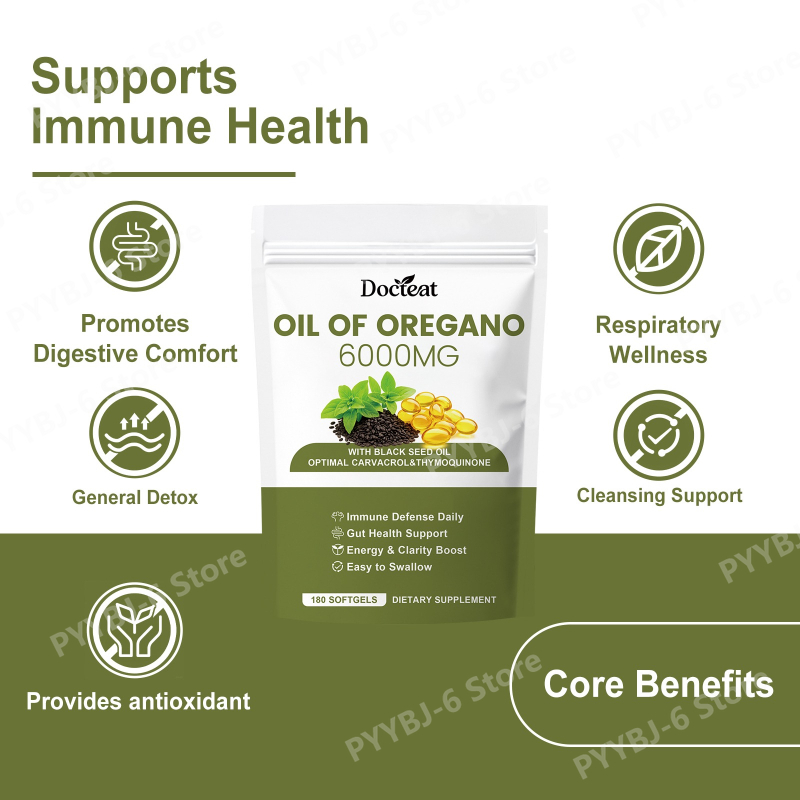 Cápsulas de Óleo de Orégano co - Herbal Wellness Formula avaliação e preço