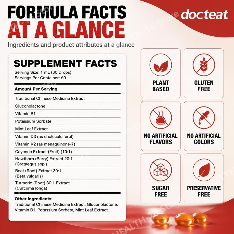 Docteat Gotas Líquidas de Vita - Herbal Wellness Formula avaliação e preço